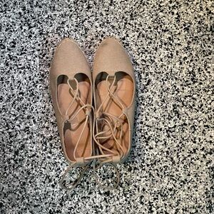 Esprit Tan Lace-Up Women's Flats